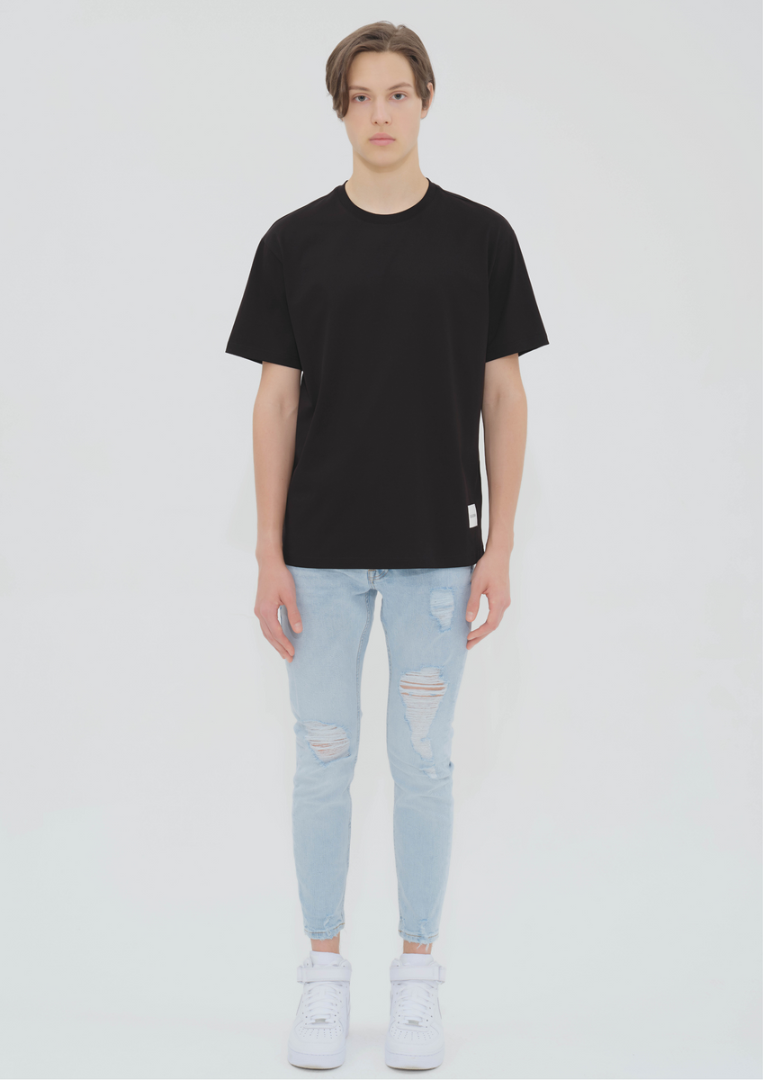 TRUE FIDDLY BACK SIDE LOGO T-SHIRT - BLACK – TRUEFIDDLY